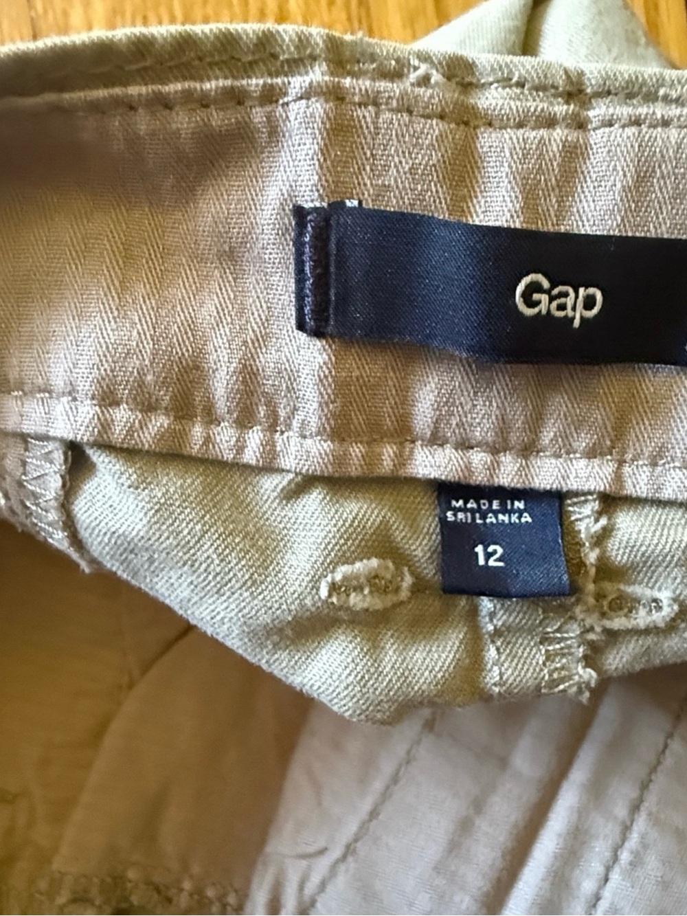 GAP Women's Chino Shorts Trio - Navy, Khaki, Olive - Picture 3 of 4